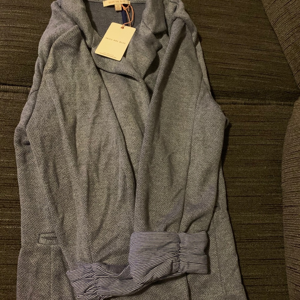 SKIES ARE BLUE ASA KNIT BLAZER